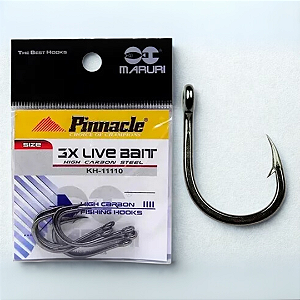 Anzol Pinnacle 3X Live Bait BN 6/0 - 5un.