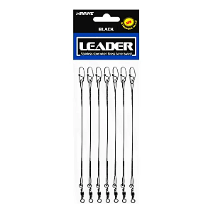 Chicote Leader Nickel - 10cm - 20lb - 10un.