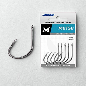 Anzol Mutsu High Carbon Preto CT 3/0 - 20un.