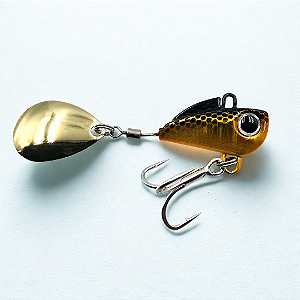 Isca Artificial Yara Little Spin 16g - Colher Folha - Cor 71 - Dourada