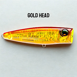 Isca Artificial DUEL Bubble Jet 120 - Superficie 12cm 45g Cor Gold Head