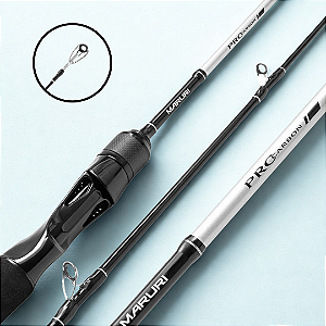 Vara p/ Carretilha Pro Carbon - Inteiriça - 1.83m - 12-25lb - Maruri