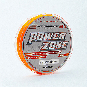 Linha Monofilamento Power Zone Laranja (300mts)