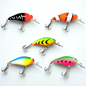 Isca Artificial Tchê BIRU 85 Barbela Longa - Meia Água 8,5cm 30g