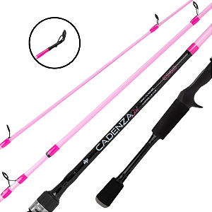 Vara p/ Carretilha Cadenza Girl - 2 partes - 1,70m - 10-20lbs - Albatroz