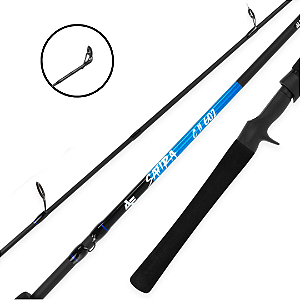Vara p/ Carretilha Safira - 2 partes - 1,68m - 10-20lbs - Albatroz