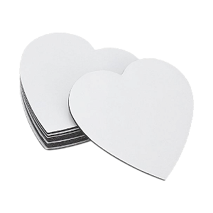 Imã de Geladeira formato Coração para Sublimação 9,5cm X 7cm - Unidade