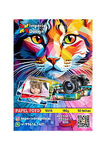 Papel Foto 10X15 180g 50 Folhas
