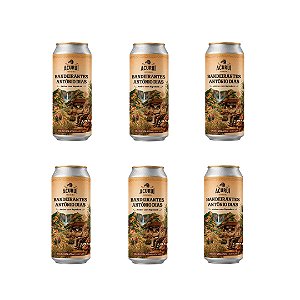 Cerveja Amber com Rapadura Bandeirantes Antônio Dias | Kit 6 Latas