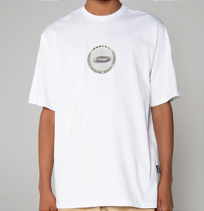 Camiseta Oakley Heritage Metal Tee White