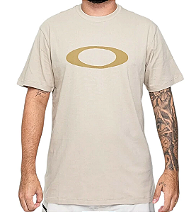 Camiseta Oakley Masc Mod O-Ellipse Tee - Bege / Homus