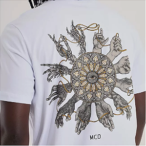 Camiseta MCD Ciclo Mãos WT26 Masculina Branco