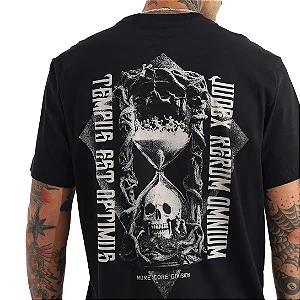 Camiseta MCD Ampulheta Costas WT26 Masculina - Preto