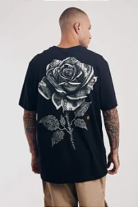 Camiseta MCD Regular Costas Rosa Dolar Preto