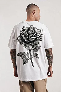 Camiseta MCD Regular Costas Rosa Dolar Branco