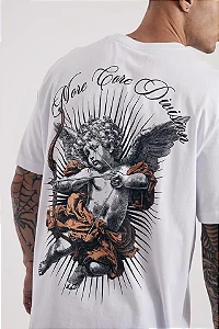 Camiseta Regular MCD Costas Anjo Branco