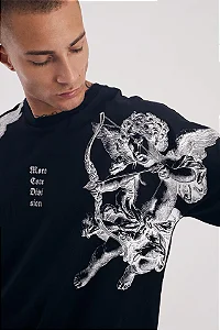 Camiseta Especial MCD Mj Angelitos Preto