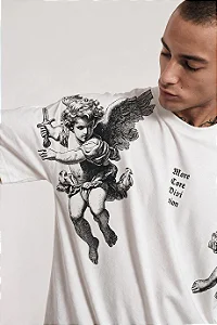 Camiseta Especial MCD Mj Angelitos Branco