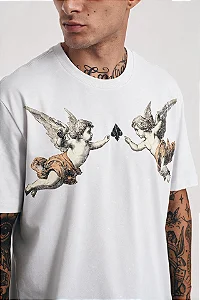 Camiseta Regular MCD Anjos Espada Branco