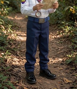 Calça Uniforme Infantil Aventureiros a Pronta Entrega