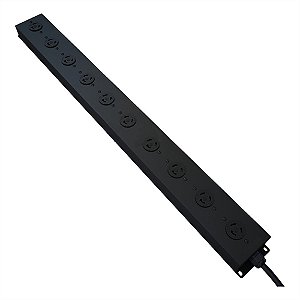 PDU Nema Lock 10 Tomadas L6-30R 250V-30A - Sem Plug