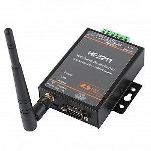 Conversor Serial(RS232/422/485) para Ethernet WI FI