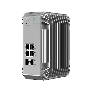 Switch Industrial Poe 04 portas GIGA + 02 SFP com Proteção