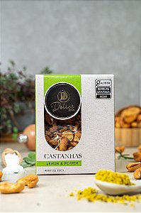 Nuts Castanha de Caju Lemon e Pepper Cx 100g