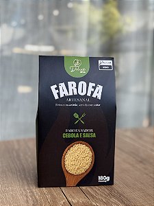 Farofa Artesanal Cebola e Salsa Cx 180g