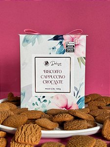 Biscoito Floral Cappuccino Crocante Especial Delicê de 100g
