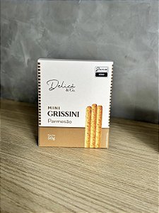 Mini Grissini de Parmesão Especial Delicê na Caixa com 50g