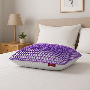 Travesseiro Derma Sleep Antirugas Luxuoso Skincare Exclusivo Super Confortavel Cuidado Pele Colmeia Premium - Best Pillow