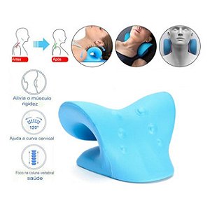 Massageador Alongador Cervical Alivio Dor Pescoço Ortopédico