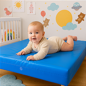 Colchão Berço Impermeável 130x60x10cm – Conforto e Proteção para o Sono Seguro do Bebê