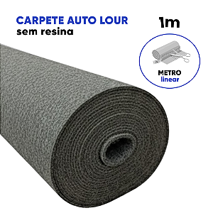 Carpete Automotivo Autolour sem Resina 1m – Cinza, Grafite Escuro ou Preto | Etruria