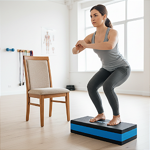 EVA Step 60 x 28 x 10cm – Acessório para Exercícios, Treinos Funcionais e Fisioterapia