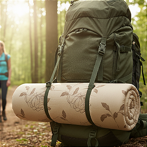 Colchão Brasileirinho 8cm x 1,88m x 88cm – Espuma D20 Revestido em Poliéster | Leve e Portátil