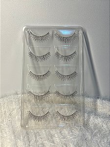 Cílios Postiços 5 Pares Leve e Macia Hinfinity