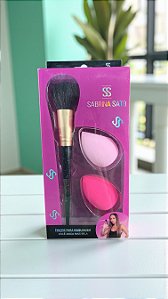 Kit Pincel de Maquiagem + Esponja Sabrina Sato