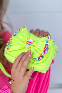 Bolsa Infantil Picolé Verde Neon YOS Pequeninos