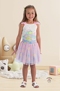 Conjunto Infantil Donuts Tule Mon Sucre
