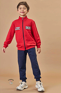 Conjunto Menino Luc.Boo Manga Longa Jogger