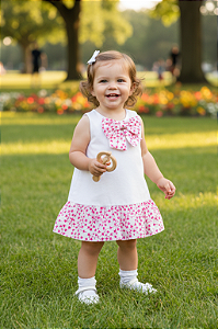 Vestido Summer Garden Babado Floral Mom Sucré