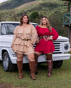 Conjunto Georgette GG nude