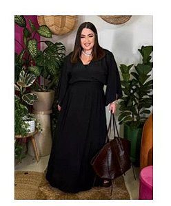 Vestido Maria Preto 50/52