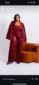blaizer office vinho 46