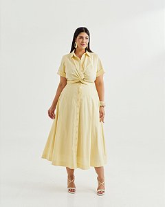 Conjunto ilha bela amarelo 48
