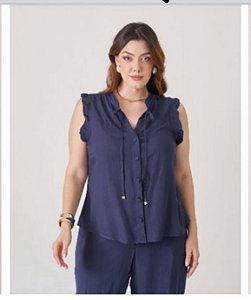 blusa alba azul 50
