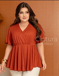 blusa zara tijolo g2