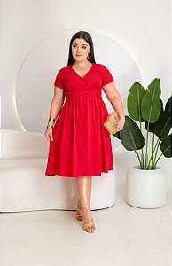 Vestido cora vermelho g5